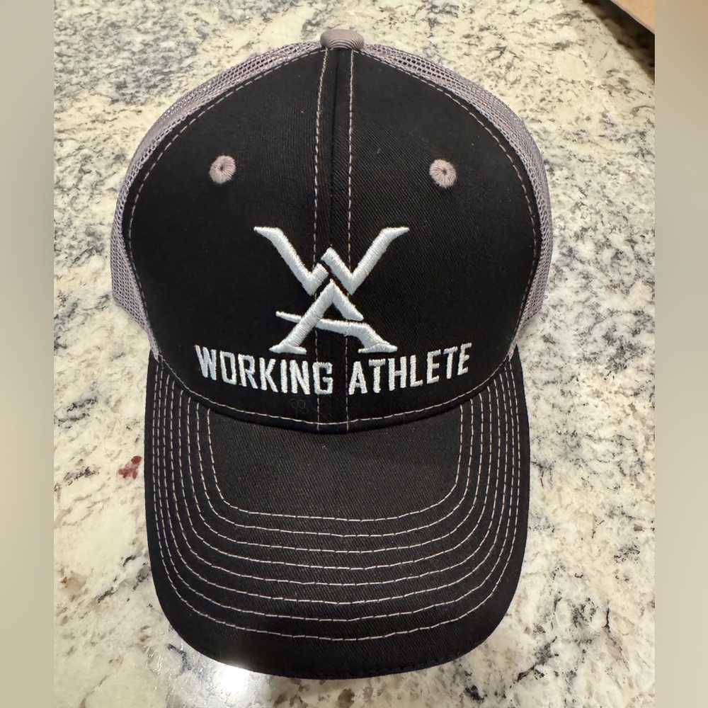 Working Athlete Black and Gray Cap